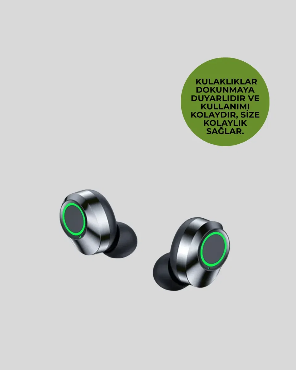 Gürültü Engelleyici Bluetooth Kulaklık – Akıllı Ekranlı, HiFi Ses Kalitesi görsel 4
