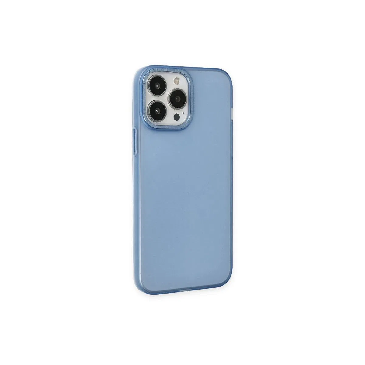 Apple İphone 14 Pro Max Kılıf Modos Metal Kapak - Mavi görsel 2