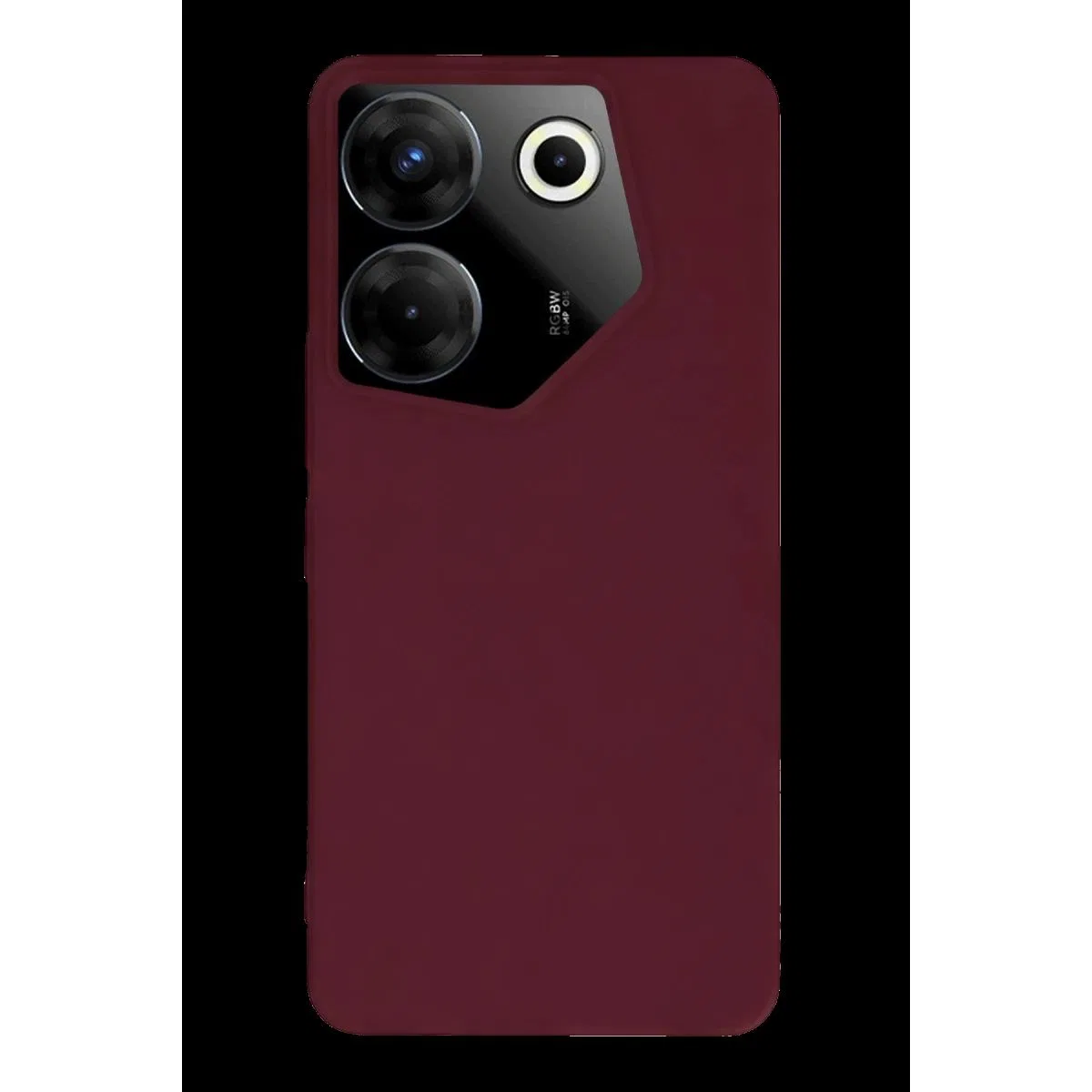 Tecno Camon 20 Pro 5g Kılıf First Silikon - Bordo