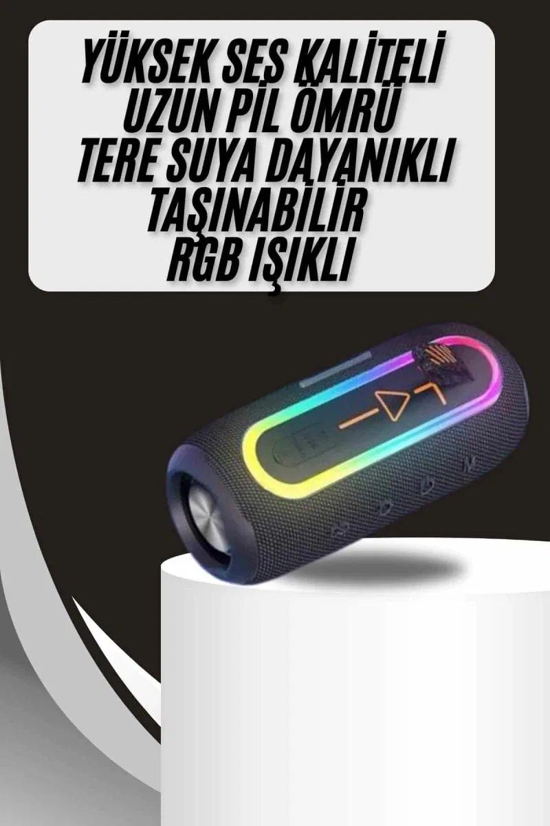 Kablosuz Bluetooth Hoparlör Taşınabilir Çoklu Bağlantılı Özelliği Yeni Nesil görsel 2