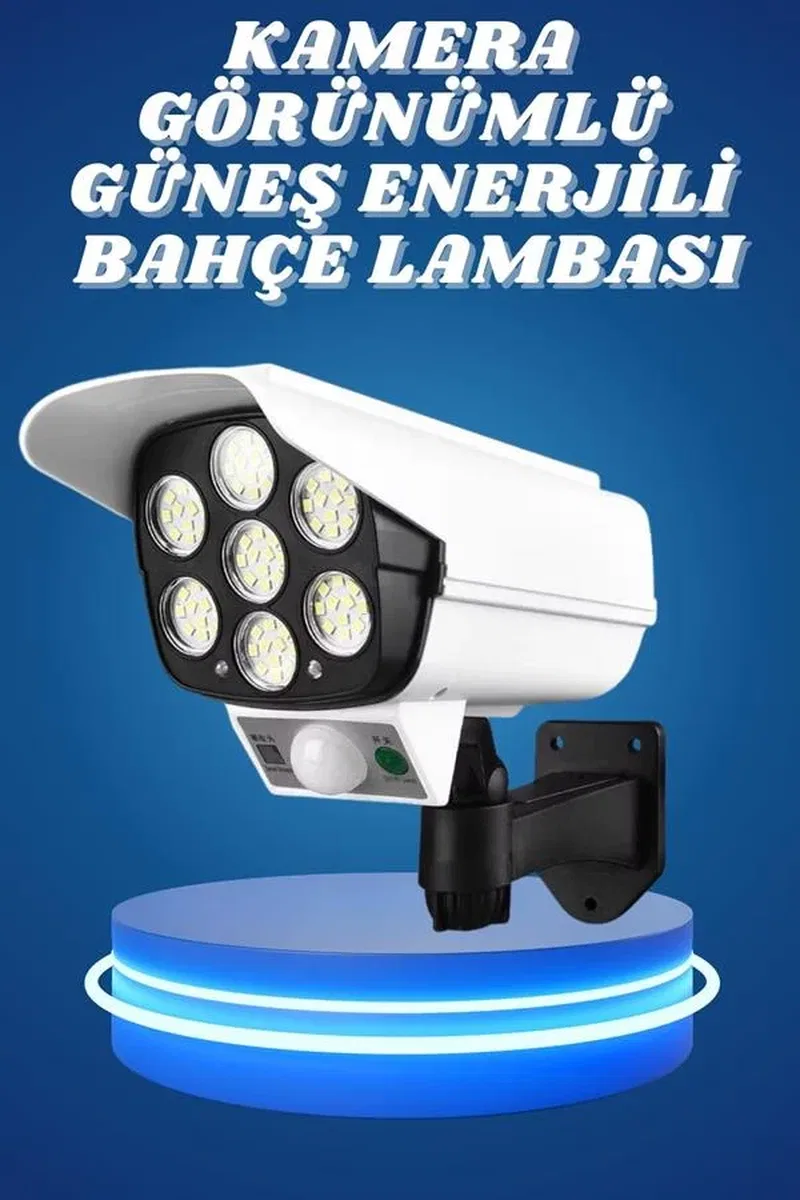 Bahçe Aydınlatması Hareket Sensörlü Led Aydınlatma Kamera Görünümlü görsel 2