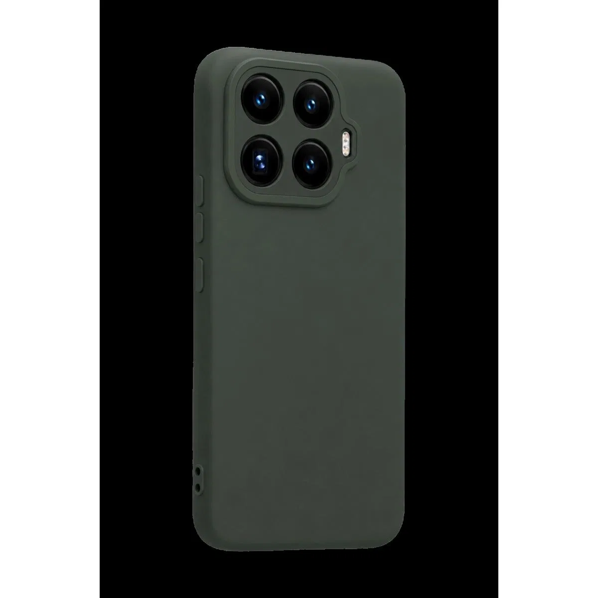 Xiaomi Mi 17t Nano İçi Kadife Silikon - Koyu Yeşil görsel 3