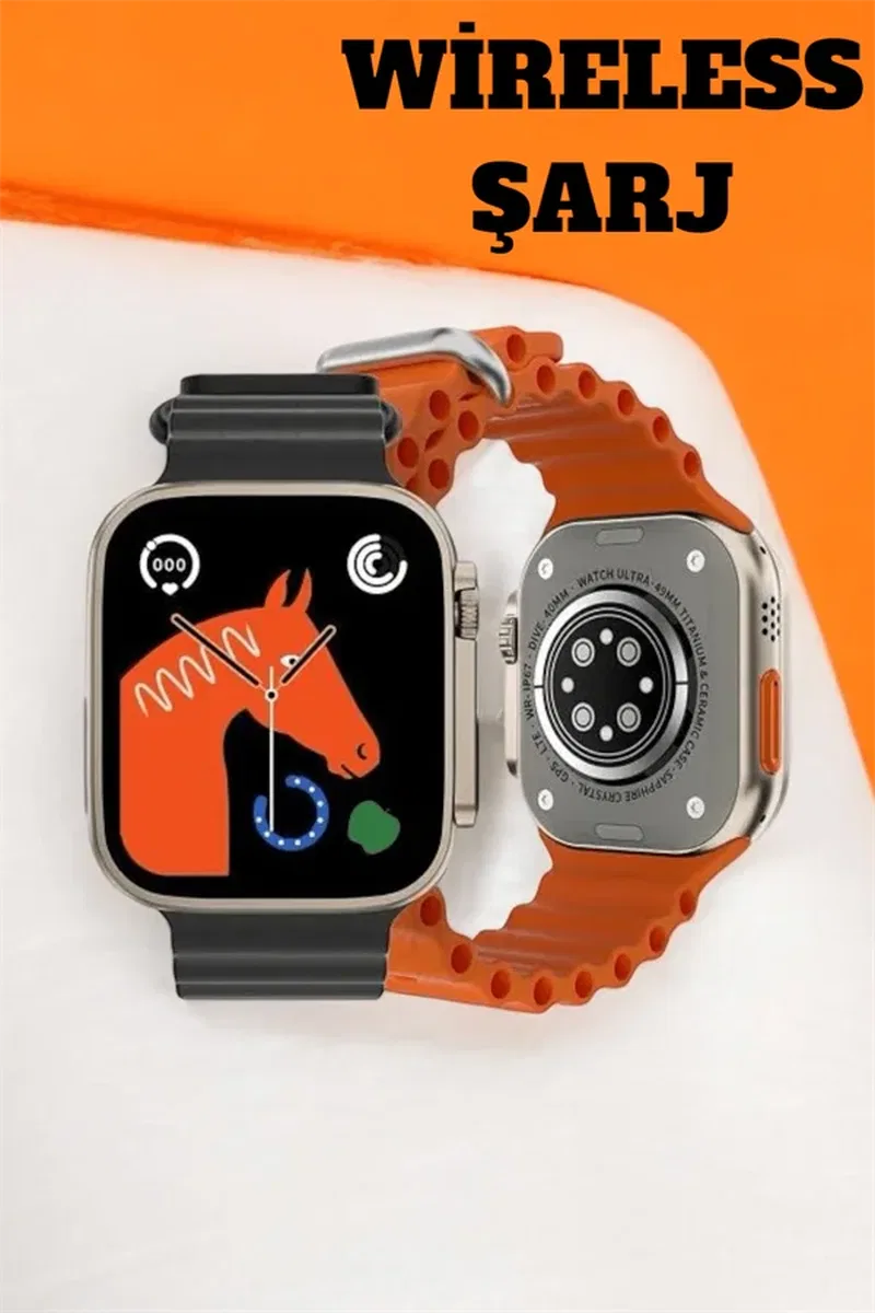 49MM Ekranlı, Kan Basıncı ve Adımsayar Özellikli Bluetooth Akıllı Saat görsel 5