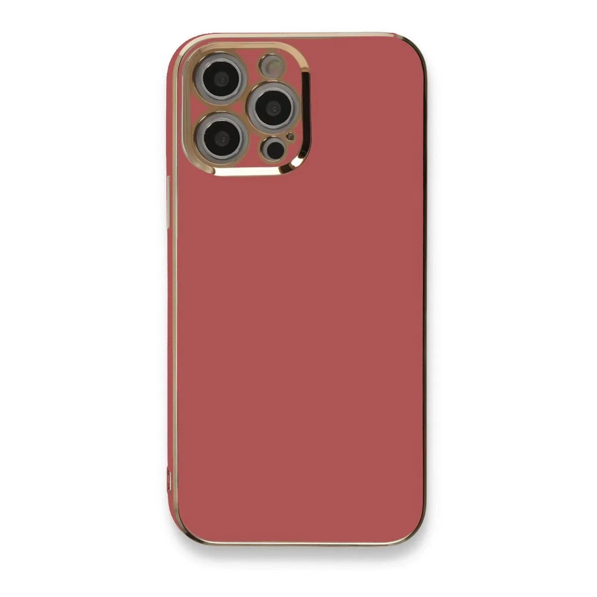 Apple İphone 12 Pro Max Kılıf Volet Silikon - Kırmızı görsel 3
