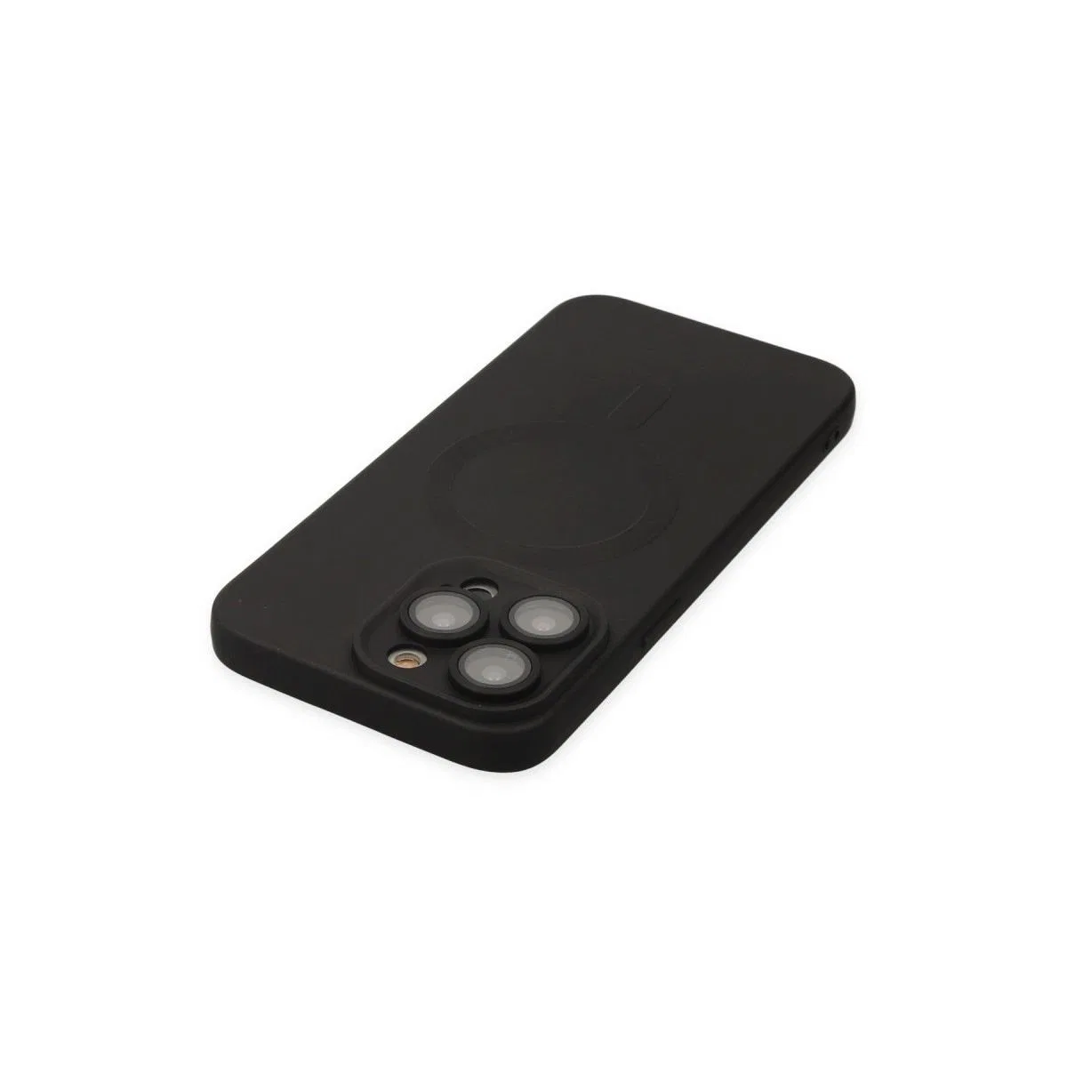 Apple İphone 13 Pro Kılıf Moshi Lens Magneticsafe Silikon - Siyah görsel 5