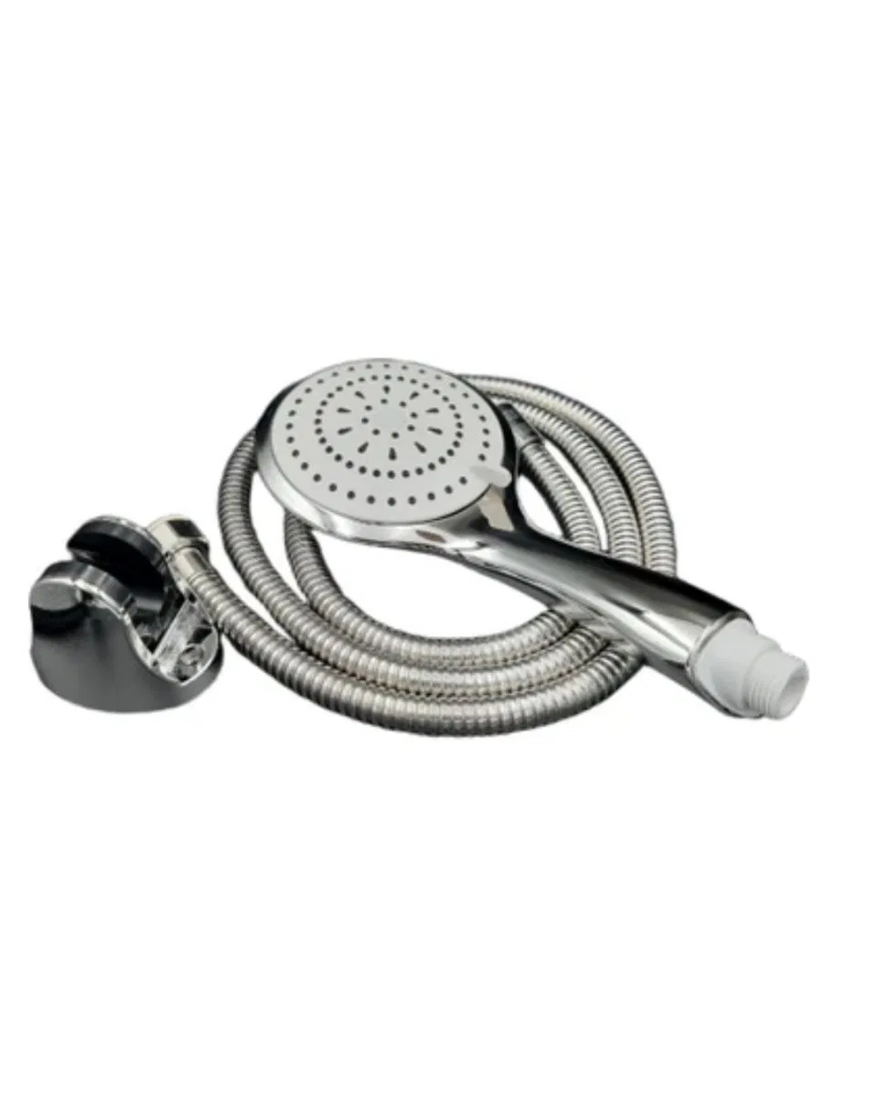 Kireç Önleyici El Duşu Seti Spiral Duş Hortumu Hareketli Duş Askısı görsel 3
