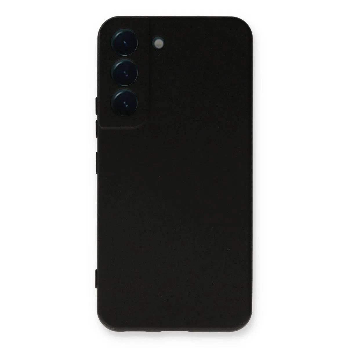 Samsung Galaxy S23 Kılıf Nano İçi Kadife Silikon - Siyah görsel 3