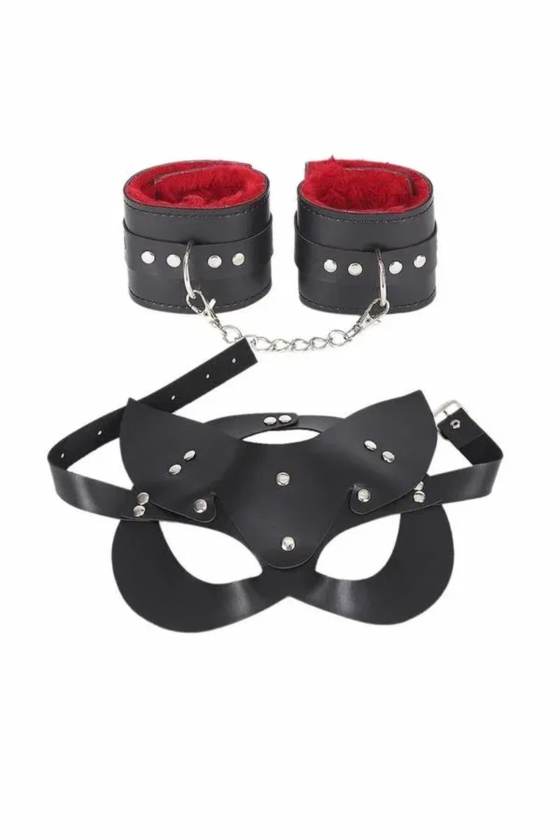 Maske Ve Deri Harness Set