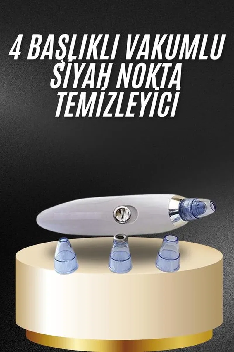 Yeni Nesil Vakumlu Pilli Siyah Nokta ve Yüz Temizleme Cihazı 4 Başlıklı görsel 2