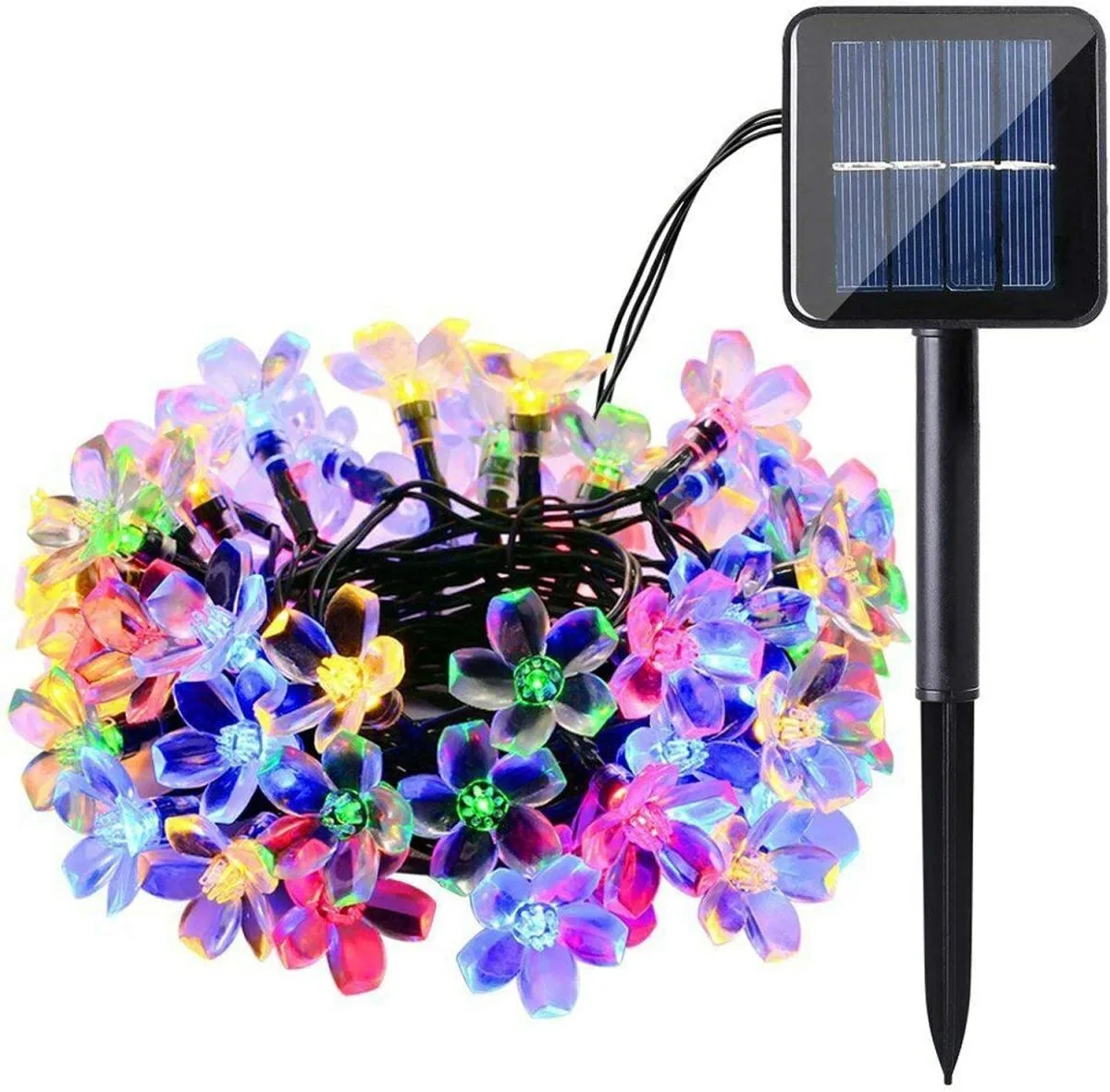 Solar 5m 50 Led Papatya Rgb 8 Fonksiyonlu görsel 2