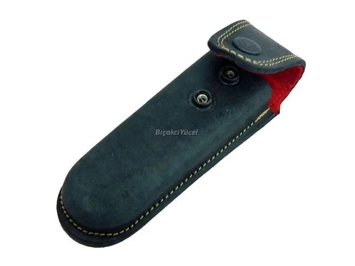Hakiki Deri Çakı Kılıfı No: 5 - 15 Cm, Kemerlikli