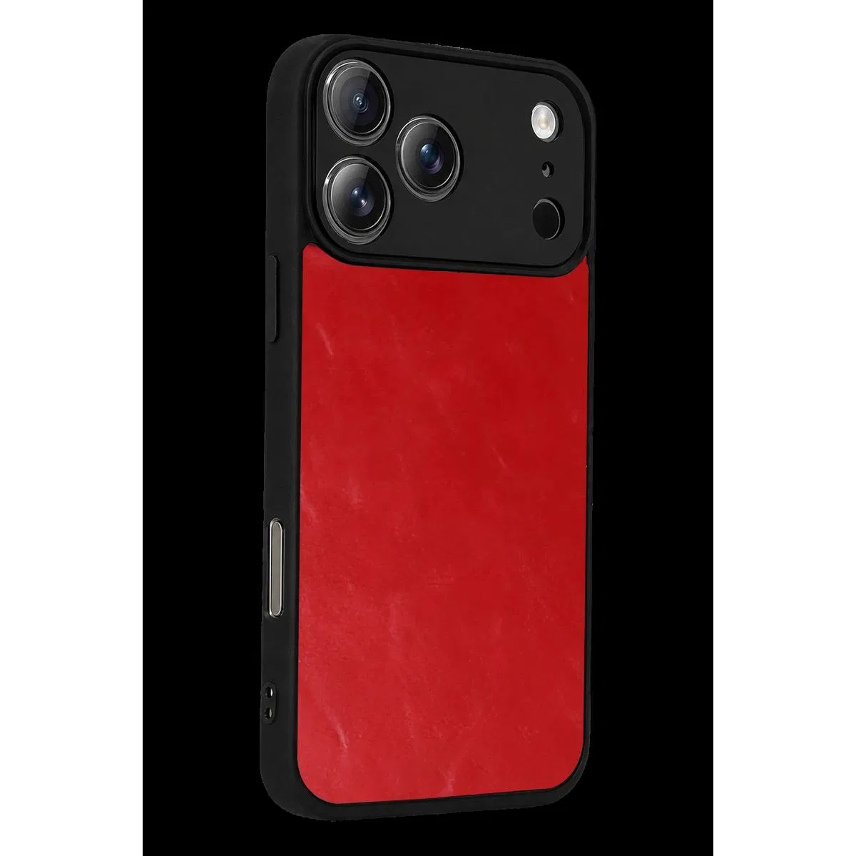 Apple İphone 17 Pro Max Aras Deri Kapak - Kırmızı görsel 3