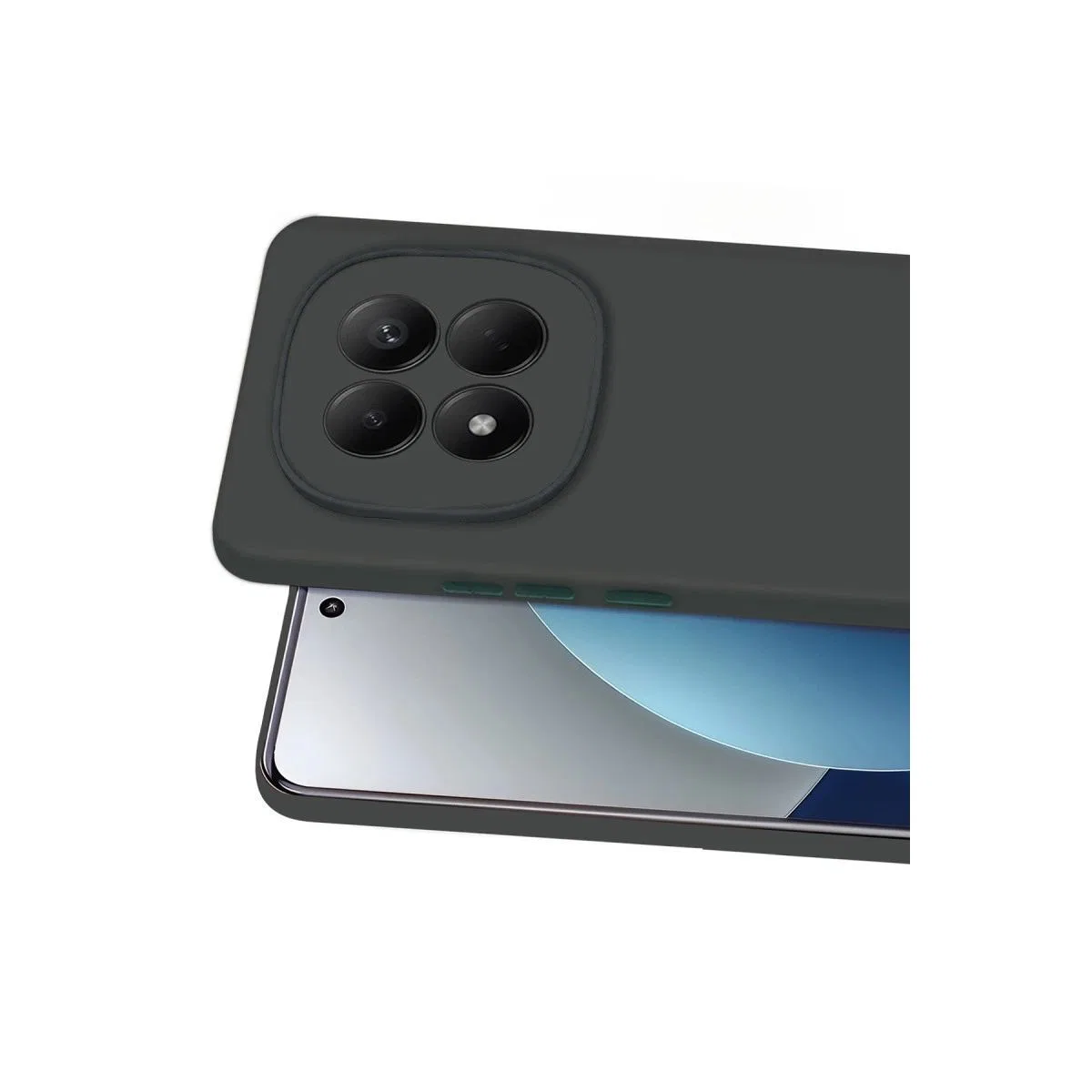 Xiaomi Redmi Note 15 4g First Silikon - Koyu Yeşil görsel 2