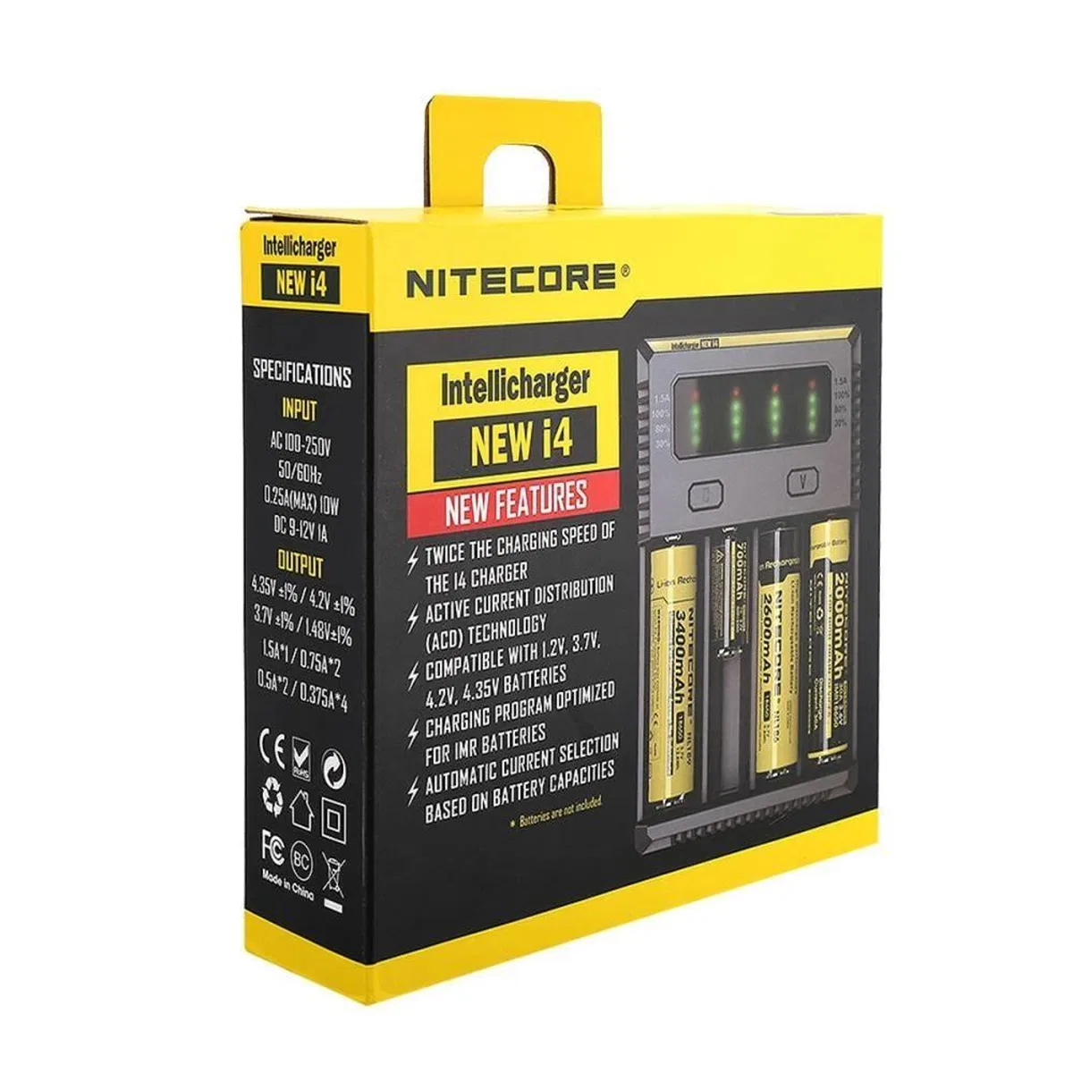 Nitecore New İ4 İntelli Charger Li-ion / Nı-cd / Nı-mh Pil Şarj Cihazı görsel 2