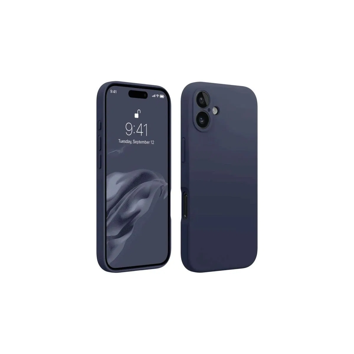 Apple İphone 16 Kılıf First Silikon - Lacivert