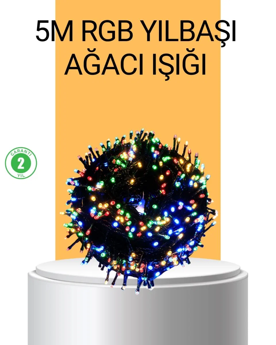 Dekoratif Led Çelenk Işık 8 Farklı Aydınlatma Modu
