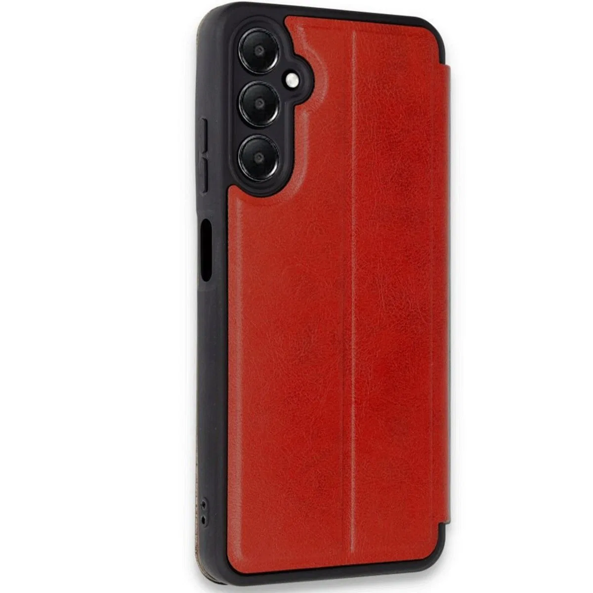 Samsung Galaxy A35 5g Kılıf Flip Cover - Kırmızı görsel 2