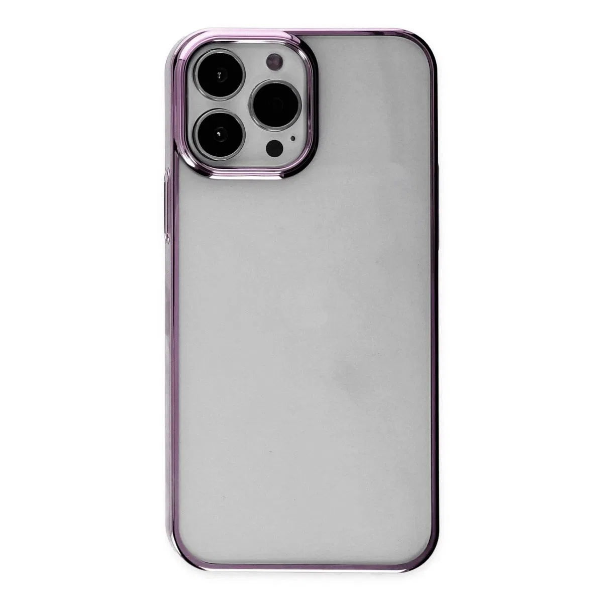Apple İphone 14 Pro Kılıf Element Silikon - Lila