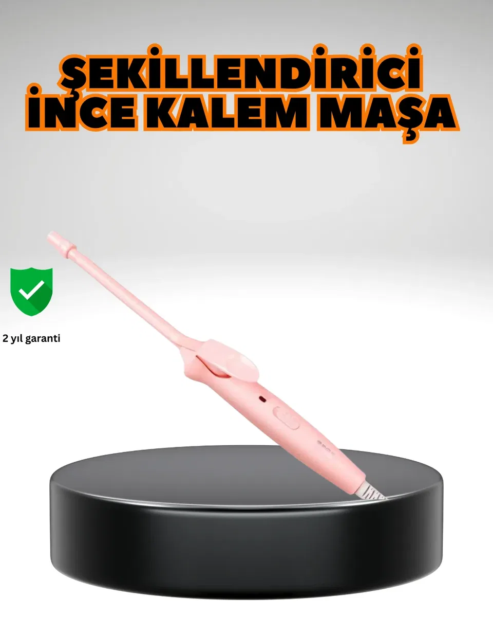 Yanma Önleyici Uçlu Profesyonel Saç Bukle Maşası