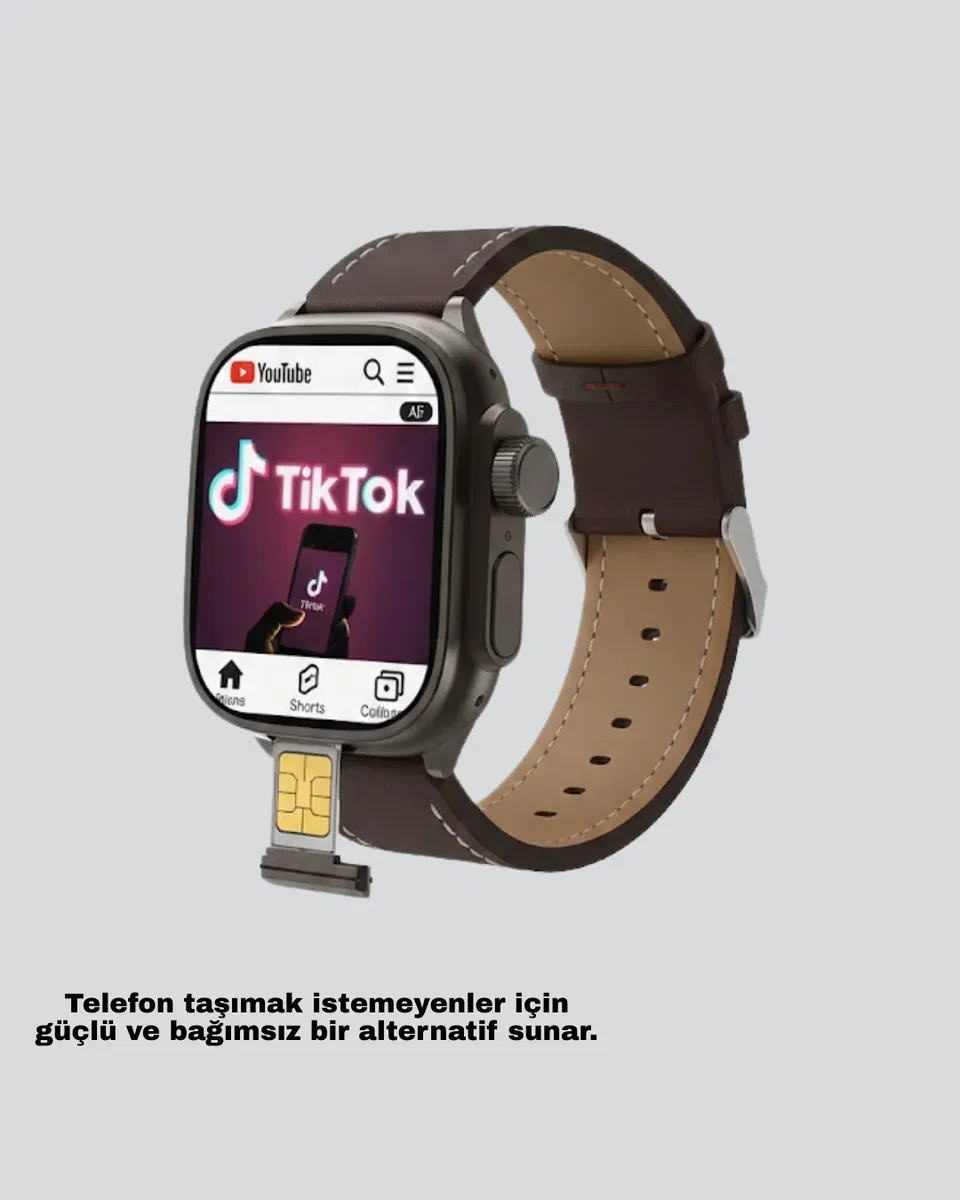 Kamera Özellikli Akıllı Saat Play Store Destekli görsel 2