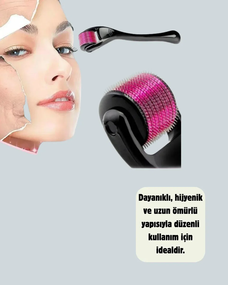 Dermaroller Titanyum 540 İğneli 1 mm Cilt Yenileme ve Anti Aging Etkisi görsel 3