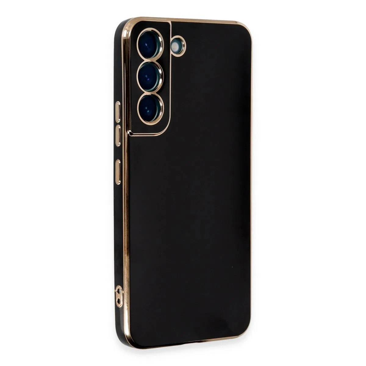 Samsung Galaxy S21 Kılıf Volet Silikon - Siyah görsel 3