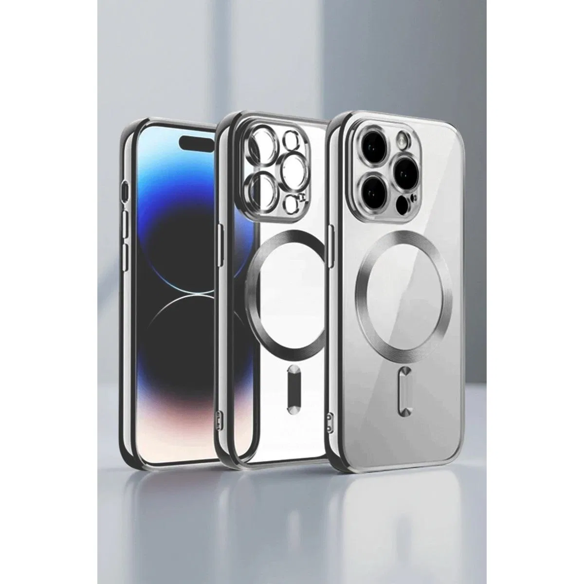 Apple İphone 13 Pro Max Kılıf Kross Magneticsafe Kapak - Mor görsel 2