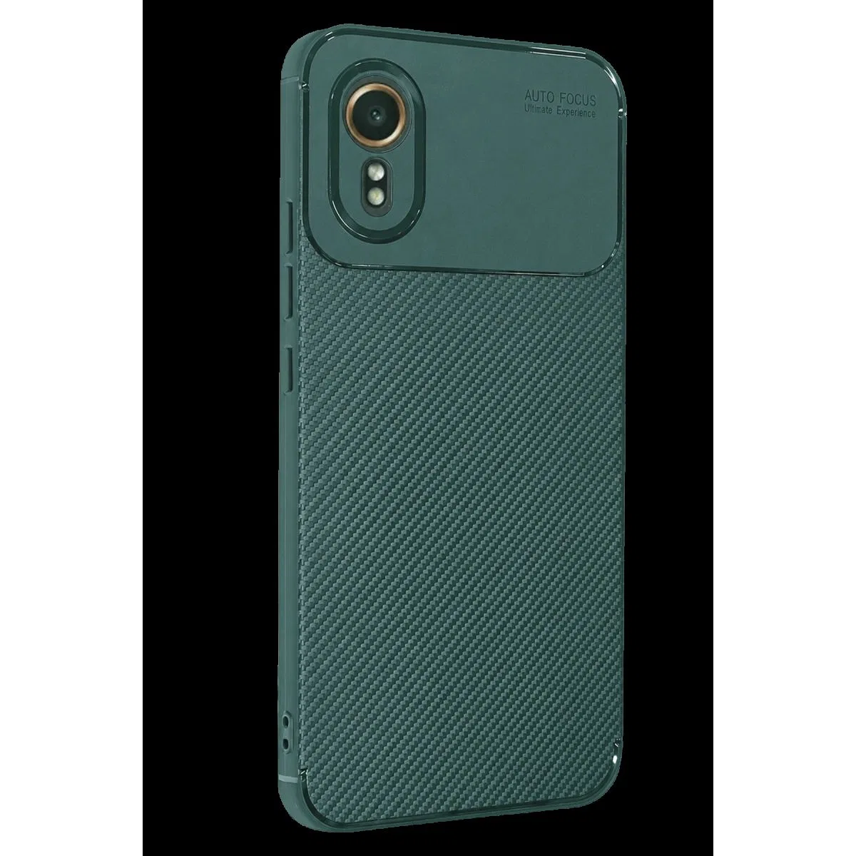 Samsung Galaxy Xcover 7 Kılıf Auto Focus Karbon Kapak - Yeşil görsel 3