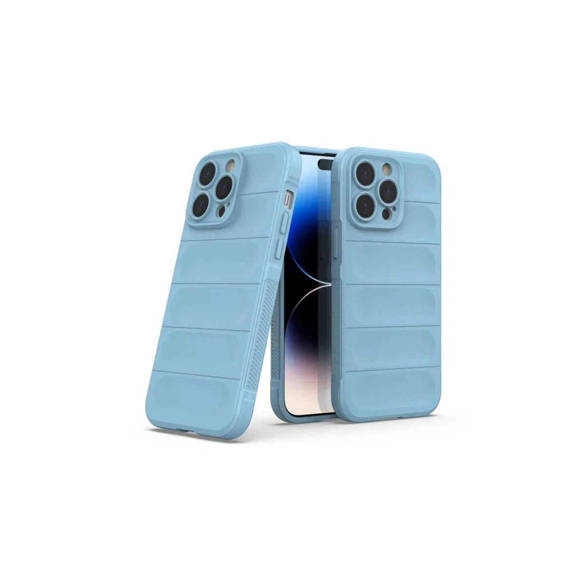 Apple İphone 15 Pro Kılıf Optimum Silikon - Sky Blue görsel 3