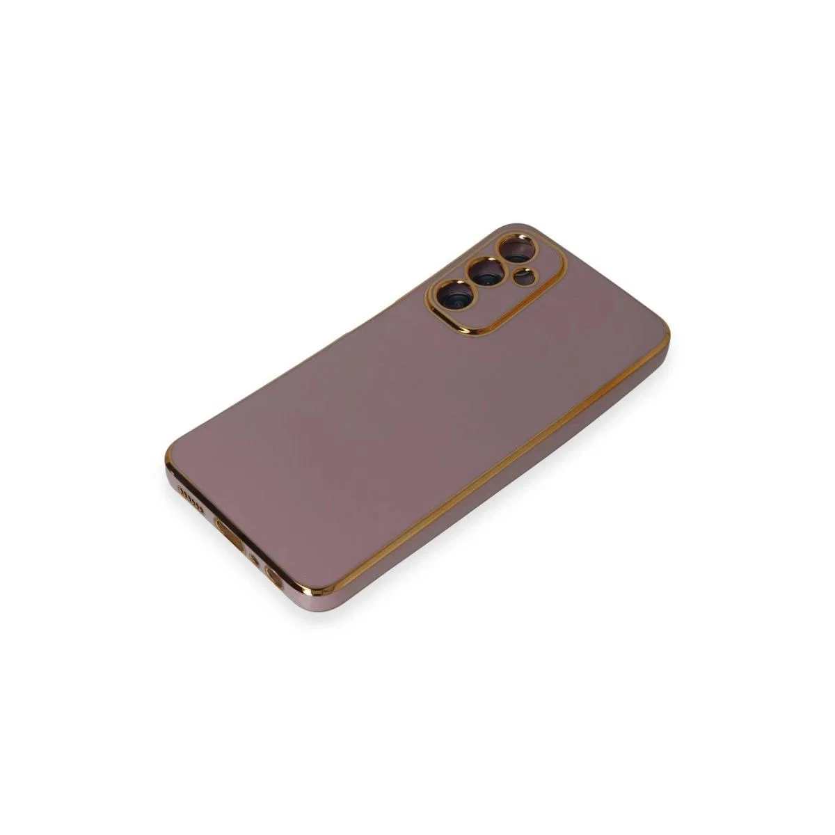 Samsung Galaxy A05s Kılıf Volet Silikon - Mor görsel 4