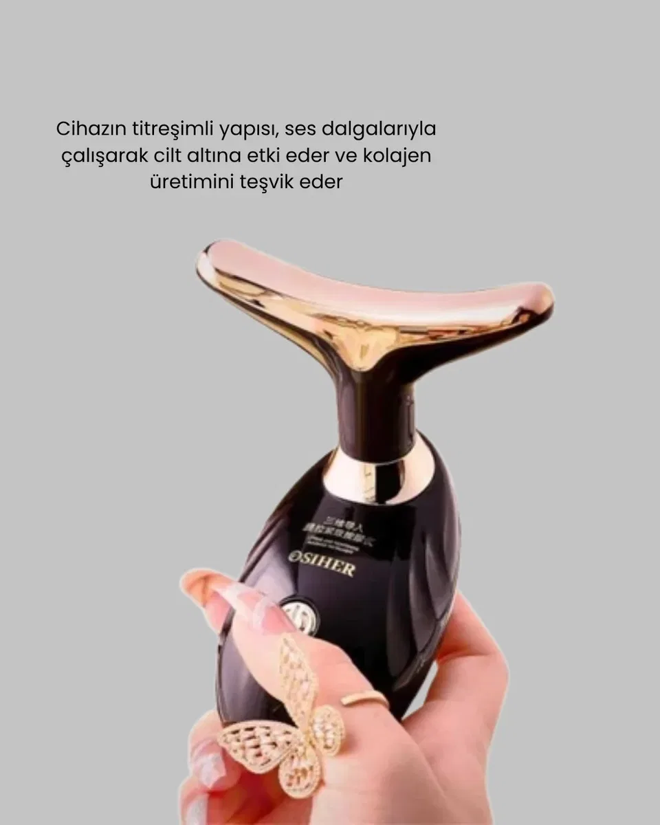 Cilt Gençleştirme ve Sıkılaştırma Cihazı Kolajen Artırıcı Titreşimli görsel 4