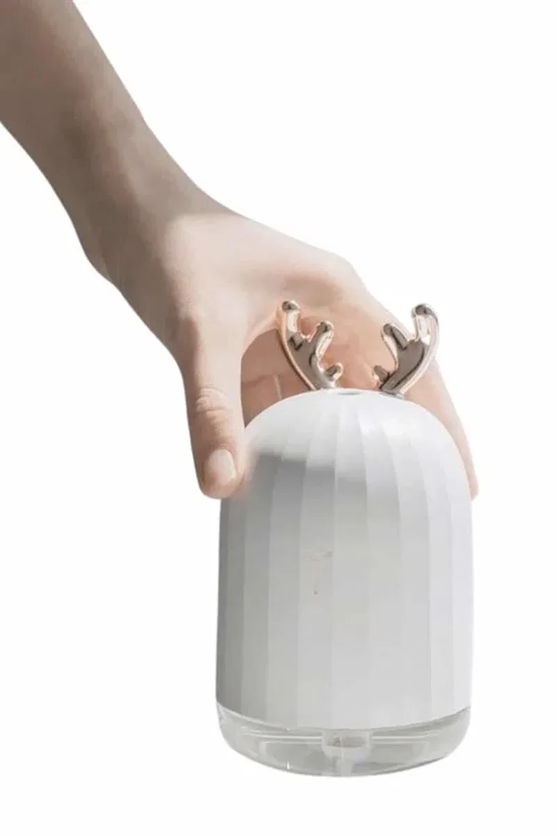 Led Işıklı Hava Nemlendirici Buhar Makinesi Dekoratif Aromaterapi görsel 3