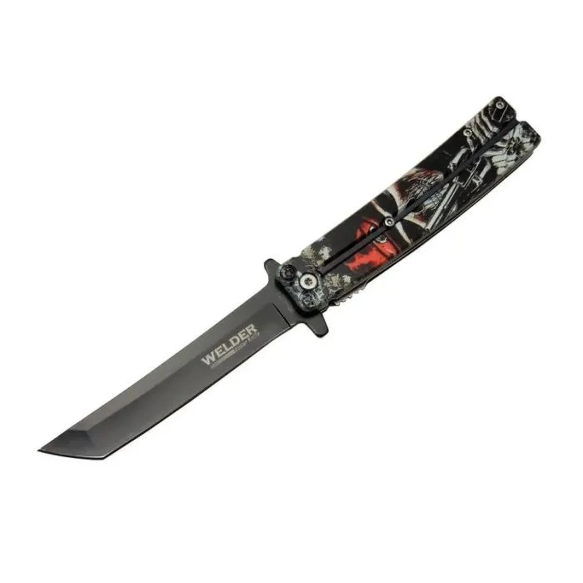 Kelebek Çakı Tanto 22, 5 Cm, Kemerlikli