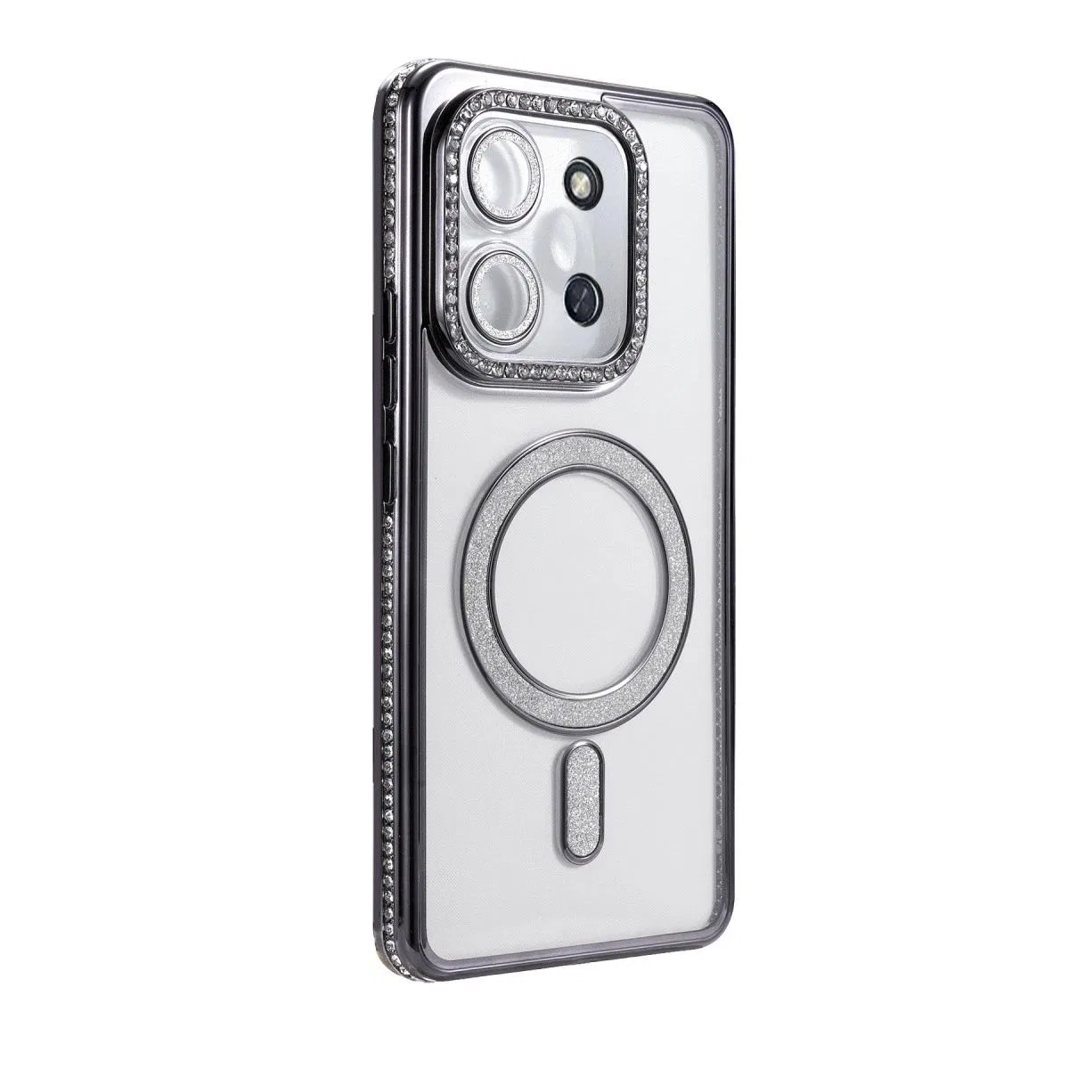 Xiaomi Redmi 15c 4g Joke Simli Magneticsafe Kılıf - Siyah görsel 3