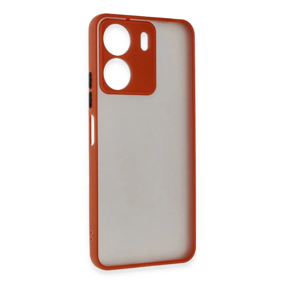 Xiaomi Redmi 13c Kılıf Montreal Silikon Kapak - Kırmızı görsel 3