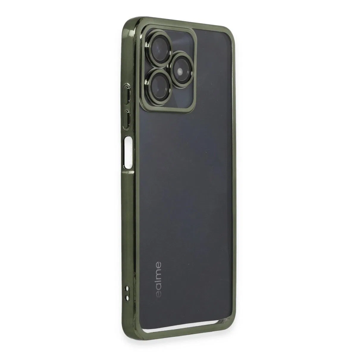 Realme C53 Kılıf Razer Lensli Silikon - Yeşil görsel 2