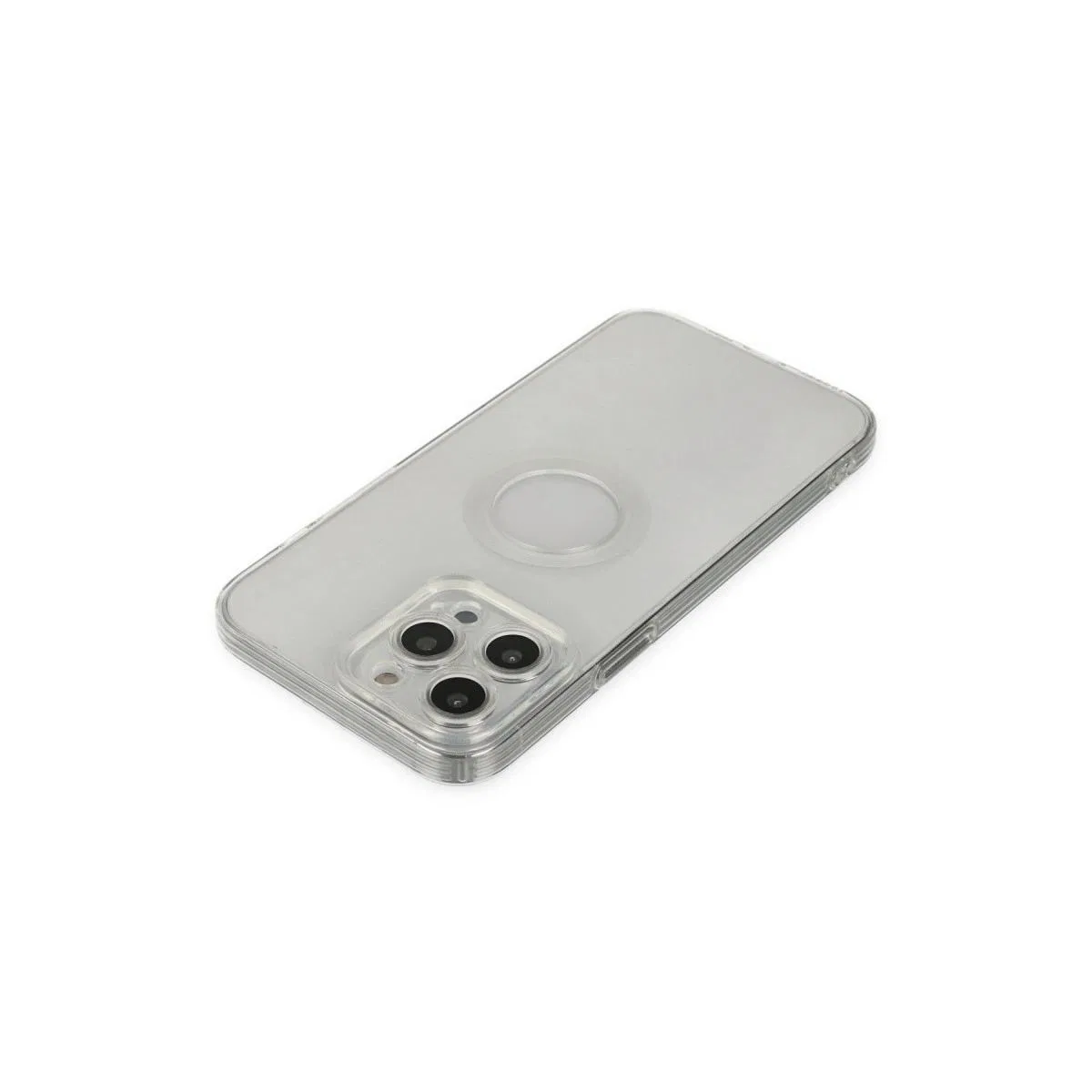 Apple İphone 14 Pro Max Kılıf Santa Lens Silikon - Şeffaf görsel 4