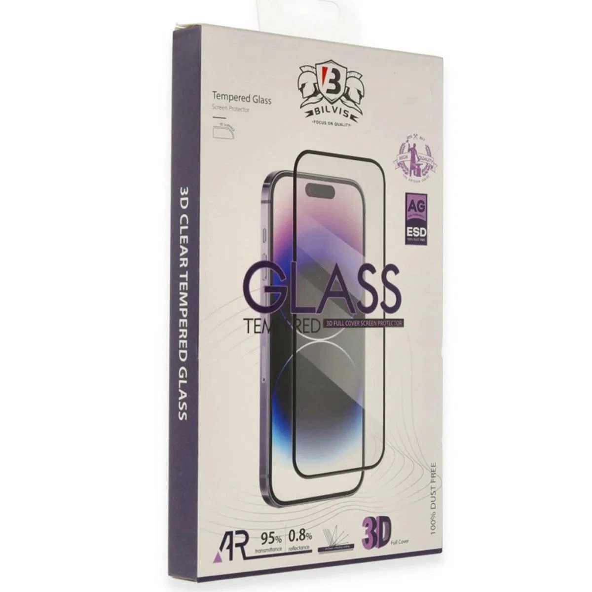 Apple İphone 17 Air Bilvis 3d Cam Ekran Koruyucu - Siyah