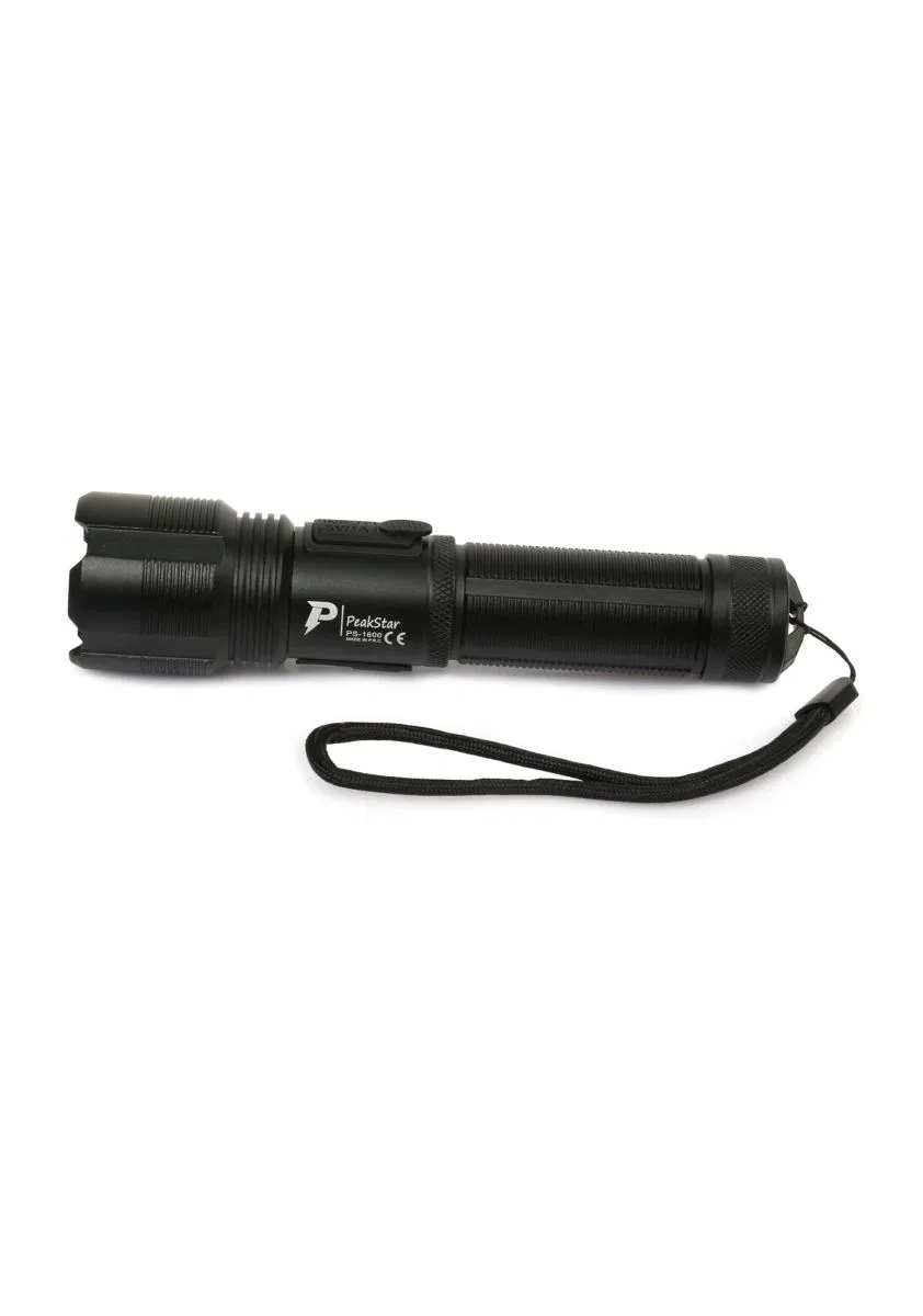 Ps-1600 Süper Parlak Led Zoomlu 5 Mod Su Geçirmez Profesyonel Kamp Bekçi Avcı Feneri görsel 4