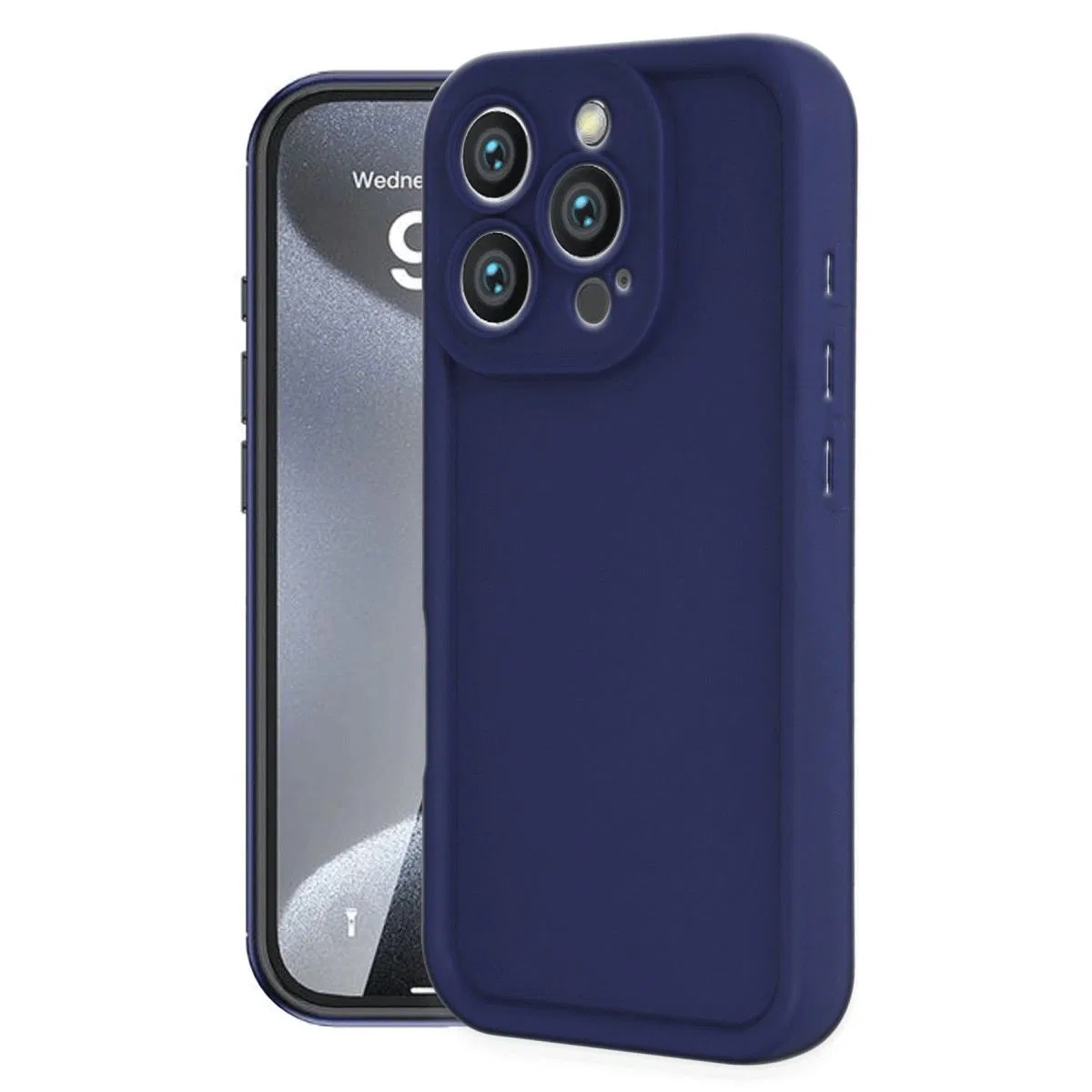 Apple İphone 16 Pro Max Kılıf Viera Silikon - Lacivert