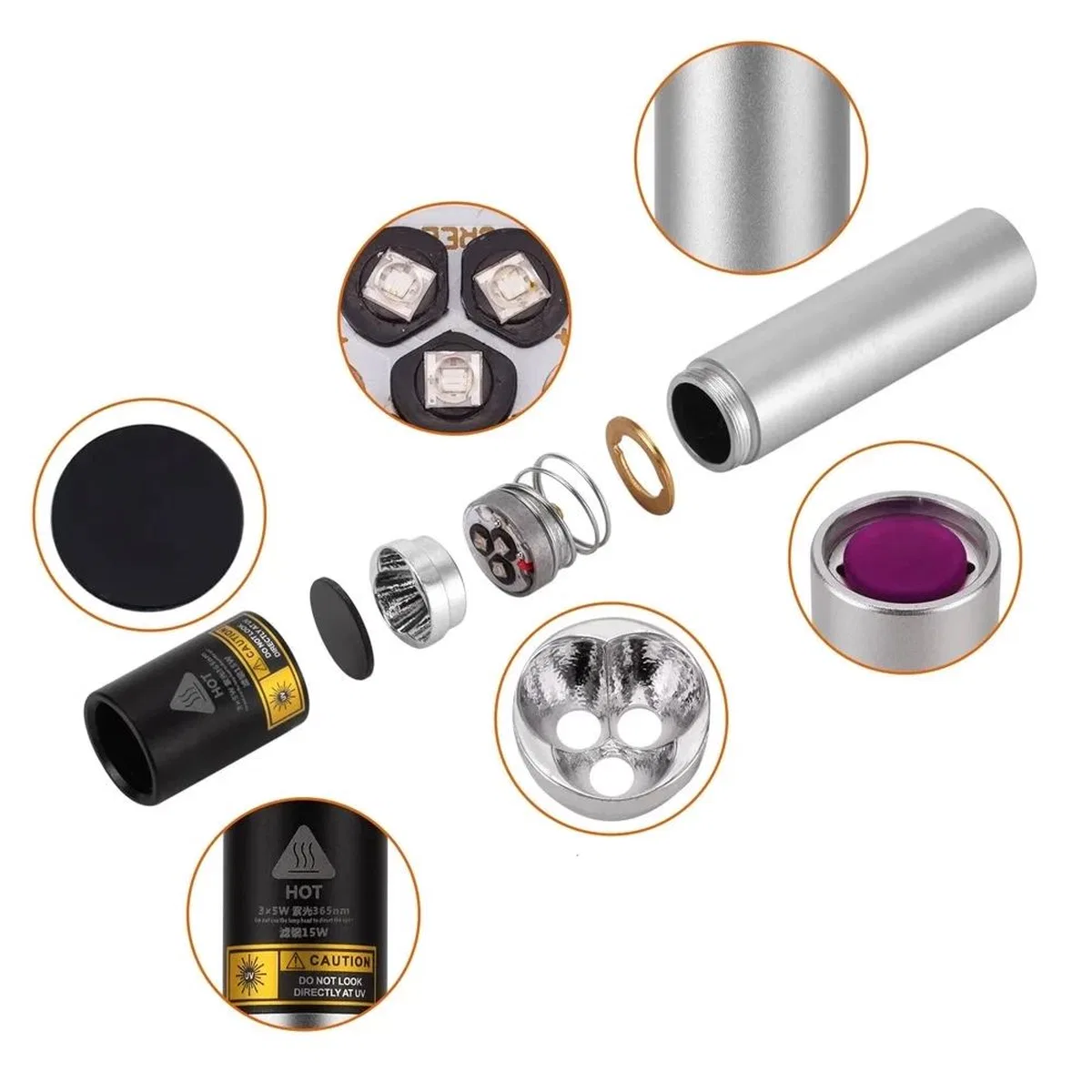 15 Watt 365nm Ultraviyole Para Işığı Wt-305 görsel 6