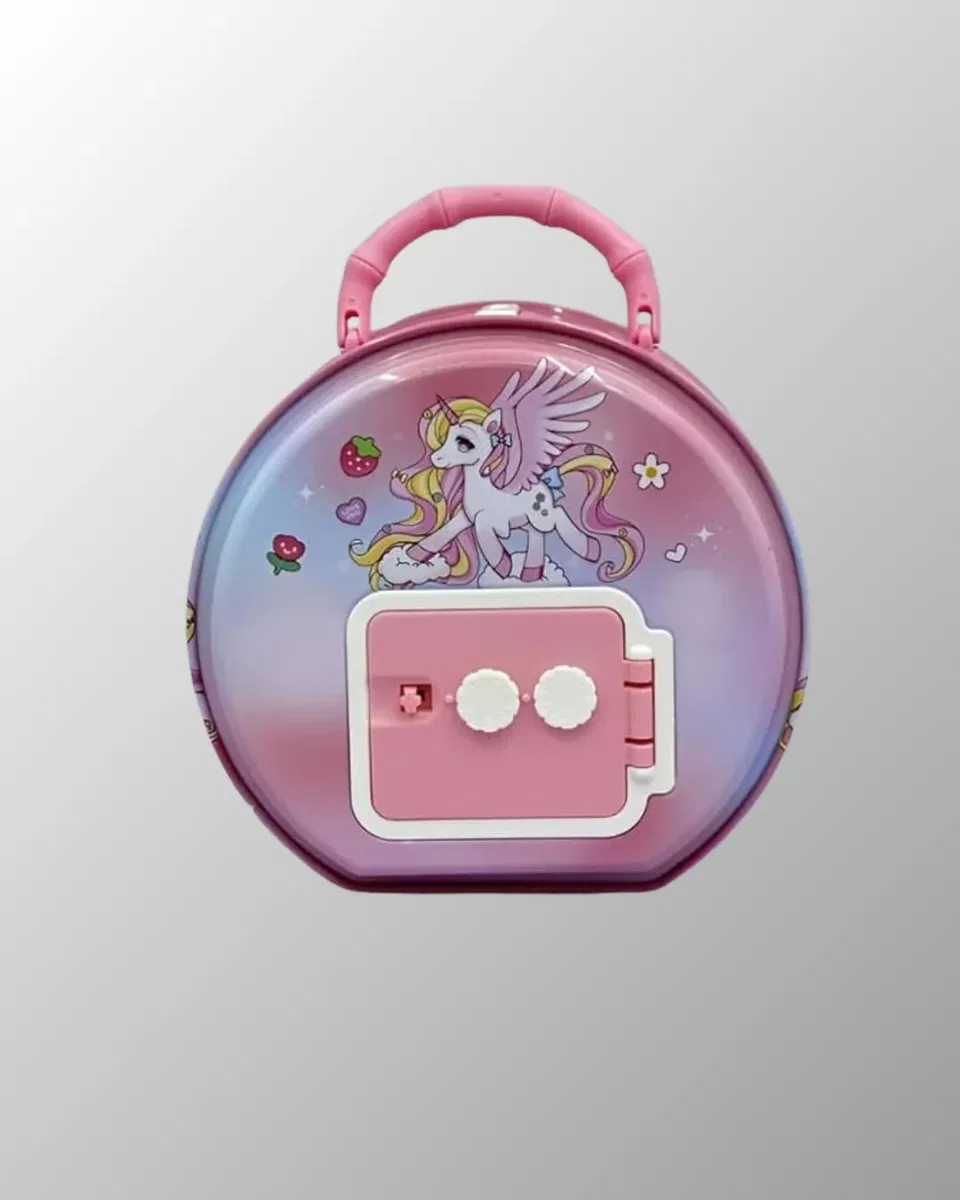 Mini Çocuk Para Kasası Gizli Saklama ve Birikim Kutusu görsel 2