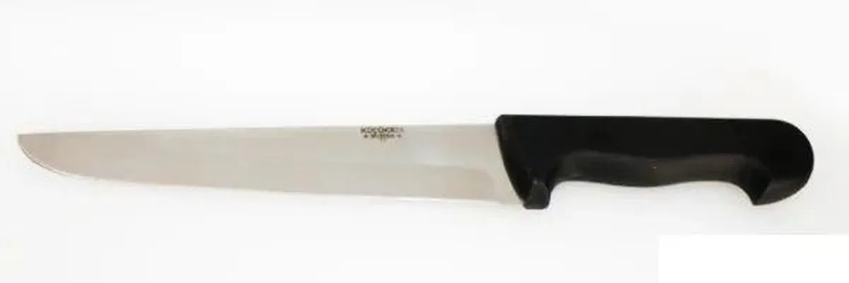 Bursa Kalın Küt Kasap Bıçağı No: 5, 23 Cm - Plastik Sap
