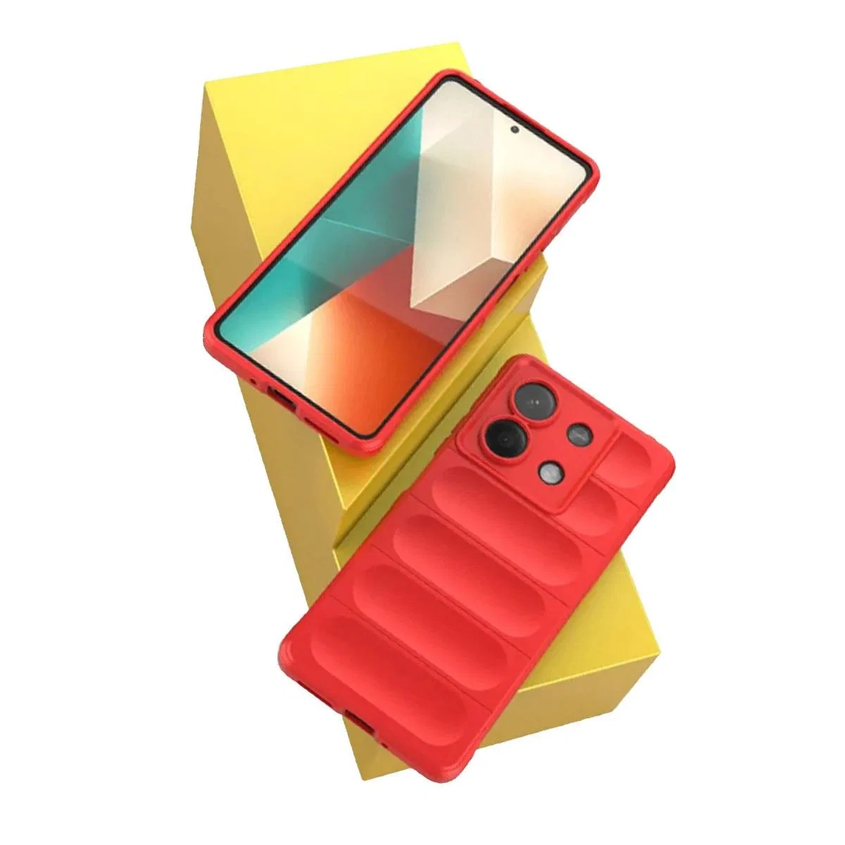 Xiaomi Poco X6 Kılıf Optimum Silikon - Mor görsel 3