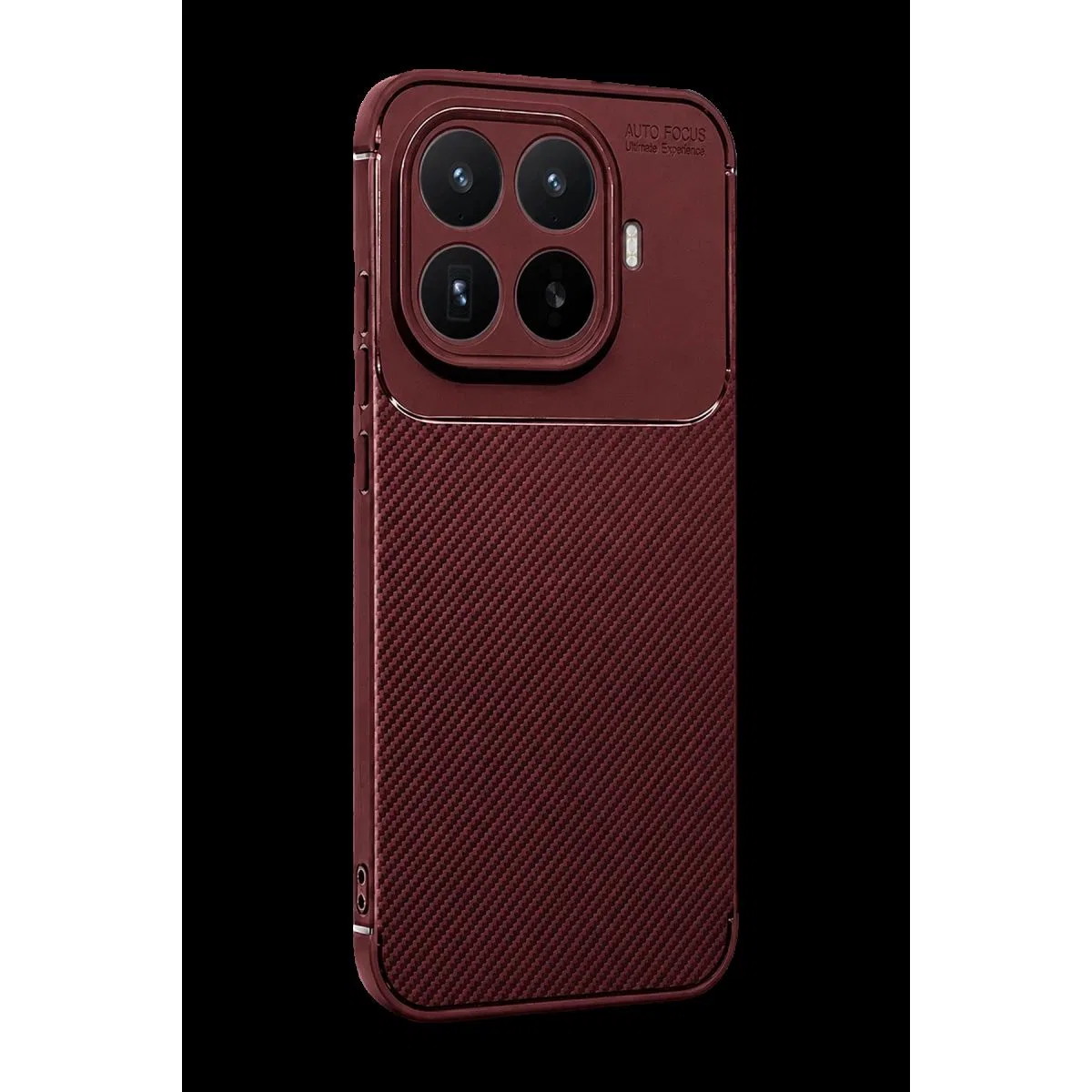 Xiaomi Mi 17t Pro Auto Focus Karbon Kapak - Bordo görsel 2
