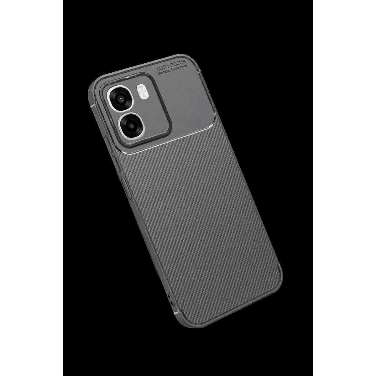 Oppo Oppo A6t 5g Auto Focus Karbon Kapak - Gri görsel 2