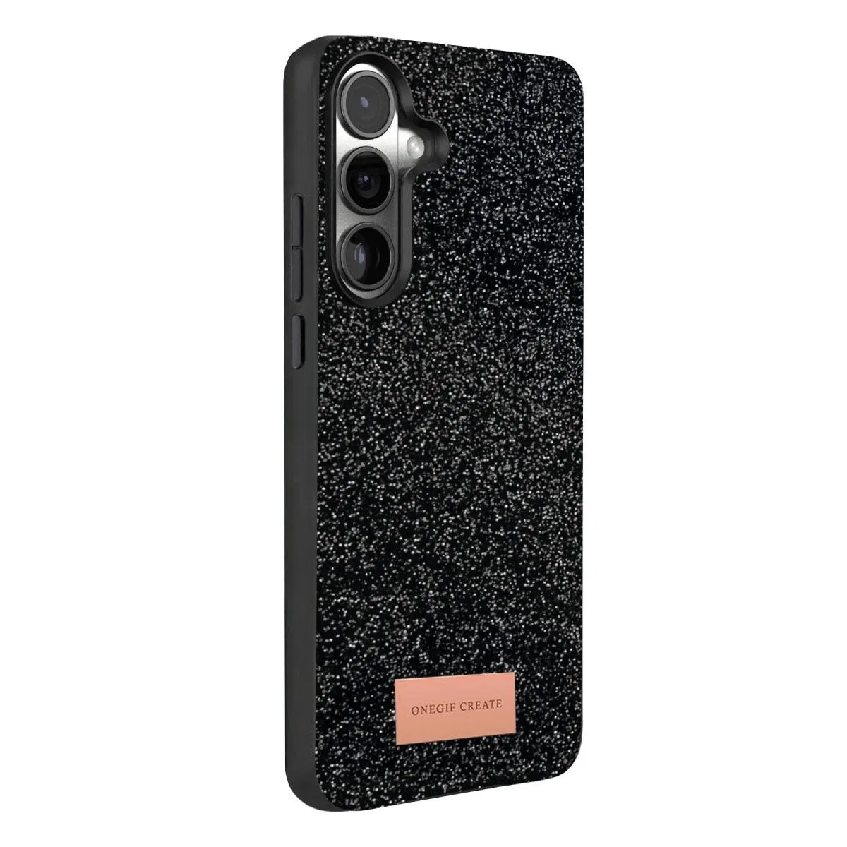 Onegif Samsung Galaxy A57 5g Bright Simli Kapak - Siyah görsel 3