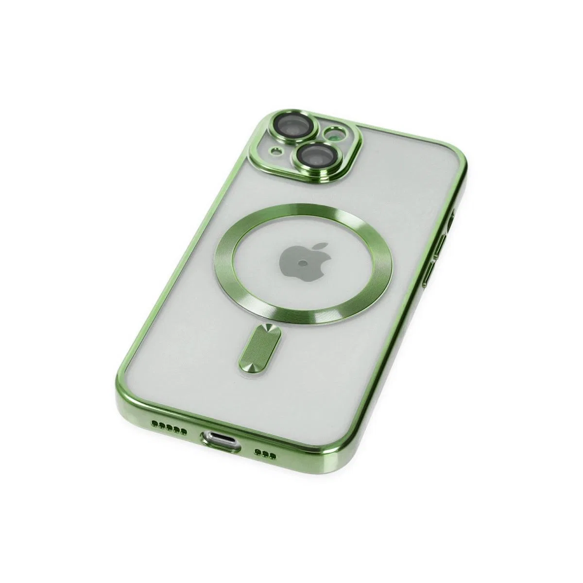 Apple İphone 14 Plus Kılıf Kross Magneticsafe Kapak - Koyu Yeşil görsel 5