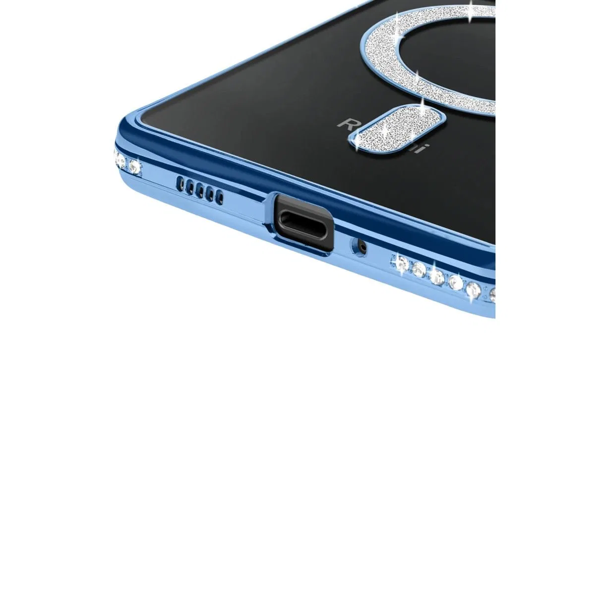 Xiaomi Redmi 14c Joke Simli Magneticsafe Kılıf - Mavi görsel 3