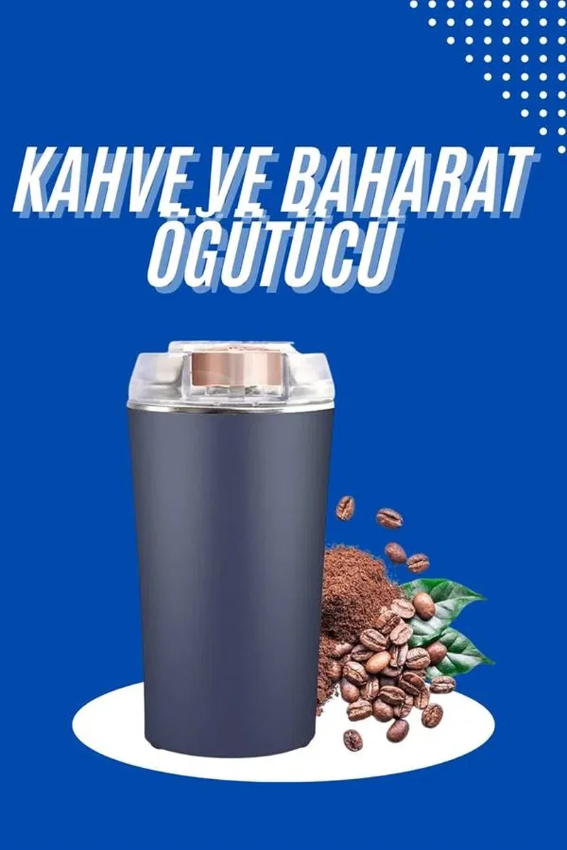 Yeni Nesil Kahve ve Baharat Öğütücü Paslanmaz Çelik Kahve Değirmeni görsel 2